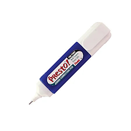 Pentel Presto! Multipurpose Correction Pen, 12 ml, White